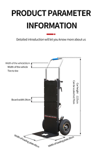 Machine à monter et à descendre les escaliers électrique robuste, à chenilles, capacité de charge de 400 kg, acier inoxydable, outils d'achat OEM - Product Image 4