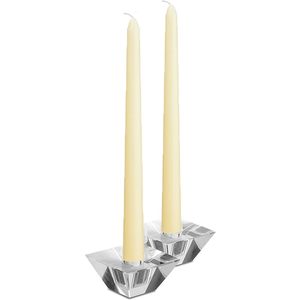 Candele Affusolate Lunghe 25cm, Diametro 2.2cm, in Cera di Paraffina Bianca con Stoppini in Cotone, Durata 8 Ore per Decorazioni da Tavola - Product Image 3