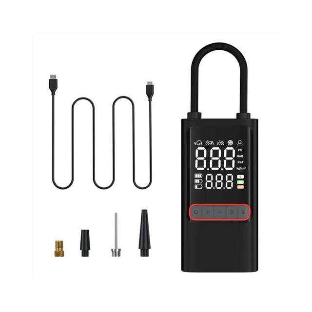 Smart Automatic Electric Car Tyre Pump LED Display Digital Portable Bicycle Motorcycle Tire Air Inflator
