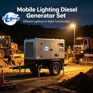 Groupes électrogènes portables de secours 50 kW 65 KVA à démarrage automatique, générateur d'énergie mobile pour la construction 60 kVA 50 kW avec tension nominale 240 V/230 V - Product Image 1