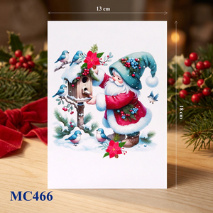 Carte de vœux de Noël 3D personnalisée en gros, motif ange fait main, en papier d'art vietnamien, impression offset - Product Image 5
