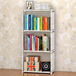 Hot Sales Home Creative Fabric Shelf Storage Bookcase Shelf Bookrack Strengthen Cabinets Kids Racks Display Stand