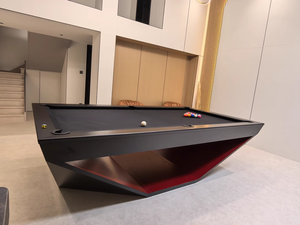 Table de <span class=keywords><strong>billard</strong></span> professionnelle personnalisée pour club et villa, multi-fonctions, pour usage domestique et américain, compatible 9 boules et 8 boules, modèle Standard Adulte, Noir 8 - Product Image 4