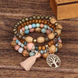Conjuntos de Pulseras de Moda Boho, Pulsera con Dijes, Brazalete de Varias Capas - Product Image 3