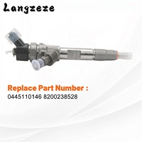 Injecteur de carburant diesel Common Rail 0445110146 8200238528 pour Opel Renault VIVARO Box LAGUNA Movano 1.9 DTI Accessoires automobiles