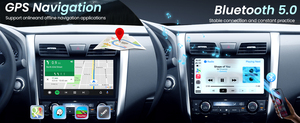Autoradio avec écran <span class=keywords><strong>QLED</strong></span> 10 pouces pour Nissan Altima 2013-2015 Carplay High Android 4 Core Car EST 2G + 32GB Car DVD Player - Product Image 4