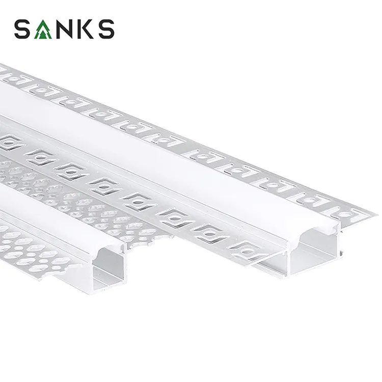 Kolay kurulum alüminyum oluk hattı lamba kemer iş ofis geniş gömme LED sıra şerit ışık