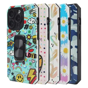 Accessori per telefoni cellulari di alta qualità all'ingrosso Cover posteriore con supporto ad anello Infinite <span class=keywords><strong>Space</strong></span> 2 In 1 custodia per telefono - Product Image 1