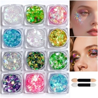Cosmétiques en vrac écologiques de marque privée personnalisée, paillettes pour animaux de compagnie, polyester, couleurs mélangées, hexagones, décorations de Noël