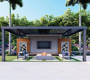 Structure extérieure en aluminium 6063 à haute résistance, tempérament T6, avec revêtement en poudre, pour gazebo et décorations de jardin - Product Image 5