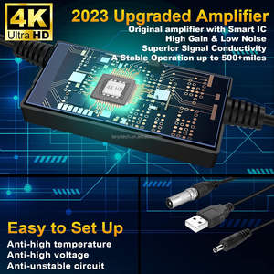 אנטנה דיגיטלית dvb-t מקורה 2023 טלוויזיה + מחשב HD דיגיטלי חכם 500 + טווח מיילים - Product Image 4