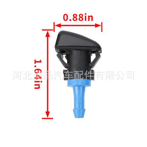 หัวฉีดน้ำล้างกระจกหน้ารถจี๊ป รุ่น 68024312AB แบบกลไก ทำจากพลาสติกไนลอน POM หัวฉีดสองหัว สำหรับรถจี๊ป - Product Image 4