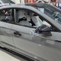 Accessoires automobiles : Housse en cuir personnalisée pour sièges sport de course, Siège baquet RS6 Sport pour Audi A3 A4 A5 A6 A7 Q5 Q7 Q8 – Amélioration