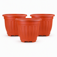 Pot de fleurs en plastique PP léger de style européen moderne minimaliste antique romain de haute qualité pour jardinage intérieur avec drainage