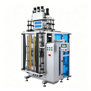 Machine d'emballage automatique pneumatique multi-rangs ABBA-DLA 400F pour poudres, lait, savon liquide, aliments, sacs plastiques, avec moteur et garantie 1 an - Product Image 2