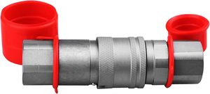 3/8 "Hydraulische Schnell kupplungen/Kupplungen mit flacher Oberfläche Staub kappen Hydraulischer Schnell kupplungs wechsel 3/8" Karosserie-ISO-Traktor - Product Image 3