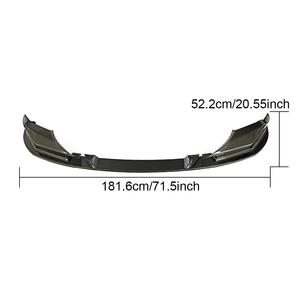 Parachoques delantero de fibra de carbono, alerón separador de labios para BMW serie 5, F90, <span class=keywords><strong>M5</strong></span>, 2018, <span class=keywords><strong>2019</strong></span> - Product Image 5