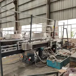 נירוסטה זכוכית beveling מכונה במפעל עיבוד מכונות אוטומטי זכוכית שחיקה וליטוש מכונה
