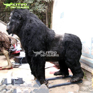 ライフサイズ高リアルなアニマトロニクス動物ゴリラ - Product Image 4