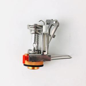 野餐露营一体式迷你炉具，带电子点火，丁烷燃料，便携式燃烧器，炊具，一体式设计，适合旅行 - Product Image 6