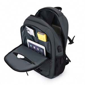 Mochila de Cuero para Portátil de Diseño Personalizado, Mochila Impermeable para Negocios, Escuela, Estudiantes, Viajes, Mochila para Mujer con Cargador USB - Product Image 5