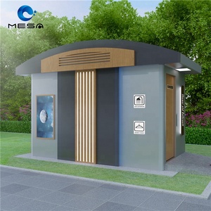 Wc público al aire libre Control inteligente Cabina de inodoro de ducha portátil y contenedor de Ducha - Product Image 4