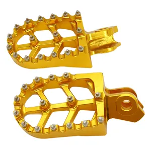 New Motocross Footrest Pedals Footpeg For Suzuki RMZ250 2010-2019 RMZ450 2008-2019 RMZ 250 450 Off-road Motorcycle Foot Pegs