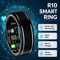R10 Vente Flash : Anneau Connecté de Suivi d'Activité et de Santé, Autonomie de 3 à 5 Jours en Utilisation, 10 à 15 Jours en Veille pour Android