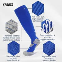 Manchons de football pré-découpés avec grip antidérapant, compatibles avec les protège-tibias, pour hommes et enfants