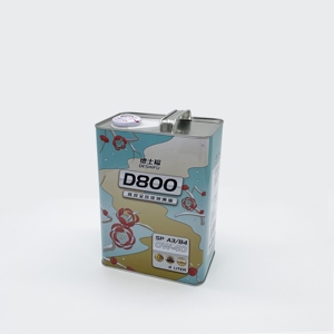 Nouvelle conception de machine d'emballage d'huile moteur en boîte carrée en fer blanc de 4 L, style F, avec logo et couleur personnalisés - Product Image 3