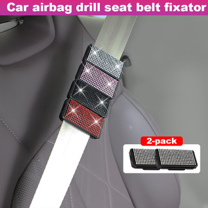 Accessori Auto di Tendenza: Fermagli e Clip di Regolazione per <span class=keywords><strong>Cinture</strong></span> di Sicurezza Laterali in ABS con Diamanti, Accessori Interni per Auto - Product Image 3
