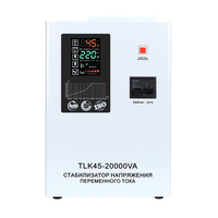 Estabilizador de Voltaje AVR de 15kVA para Montaje en Pared TLK45 para Bomba de Agua, Monofásico, Salida 220V 230V, Amplio Rango de Entrada 45-280V, Alta Eficiencia