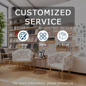 Chaise de salon nordique en acier inoxydable doré de luxe avec dossier en <span class=keywords><strong>velours</strong></span> <span class=keywords><strong>gris</strong></span>, adaptée à la maison, au bureau et à la chambre à coucher - Product Image 4