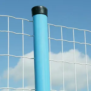 Top quality hot dipped galvanized round steel fence post