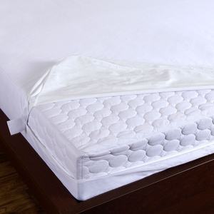 Protège-<span class=keywords><strong>matelas</strong></span> imperméable en bambou, taille Twin XL, respirant, anti-acariens, avec fermeture éclair, lavable en machine - Product Image 4