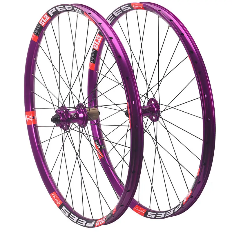 All'ingrosso in lega di alluminio 26/27.5/29 MTB ruote bici 32 fori mozzo Mountain Bike Wheelset