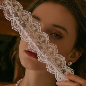 Bandeau en dentelle, accessoires de flirt pour couple, bandeau pour les yeux, ruban, voile d'abstinence, reine de la fête en boîte de nuit, accessoires de lingerie sexy - Product Image 2