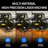 Machine de découpe et gravure au laser CO2 1390C, zone de travail 1300x900mm, contrôle Ruida, refroidissement par eau pour matériaux non métalliques
