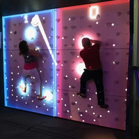 Mur d'escalade interactif 3D AR avec projecteur, structure métallique pour parcs intérieurs/extérieurs, parcs de trampolines, maisons de jeux