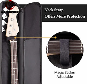 Personnalisé 2025 Nouvel étui de <span class=keywords><strong>guitare</strong></span> en polyester Sac de transport Sac à dos classique Rembourré Étui <span class=keywords><strong>souple</strong></span> Rembourrage de 0.3 pouces Sac léger - Product Image 3