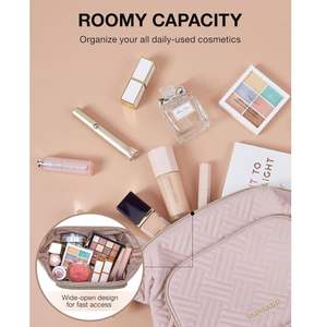 OEM Toiletries Cosmetic <b>Make</b> <b>up</b> Organizer Case <b>Pouch</b> Travel Makeup Bag for Women - Product Image 5