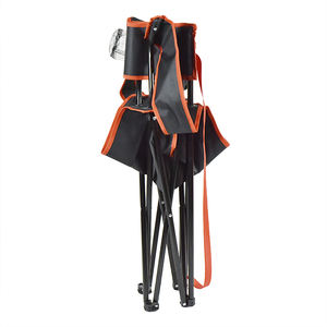 كرسي تخييم فردي قابل للطي بري بتصميم جديد من معدن الحديد والخشب الصلب للاستخدام الخارجي - Product Image 6