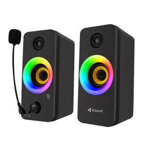 Altavoces USB para PC X8, Altavoz para Juegos con Luz RGB Colorida, Sistema de Audio, Sonido Profesional, Música - Product Image 2