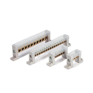 Nhà Máy Điện Mặt Đất Vít Thiết Bị Đầu Cuối Khối Brass Trung Tính Thanh Trái Đất - Product Image 5