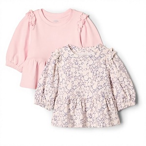 Abrigo de Invierno para Bebés Niñas, con Capucha, Transpirable, Forro Grueso de Algodón, Cierre de Botón, Cálido, Casual, Estampado, JIAHE CHC0021 - Product Image 4