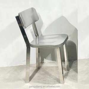 <span class=keywords><strong>Chaise</strong></span> de bar <span class=keywords><strong>haute</strong></span> en acier inoxydable de style moderne, <span class=keywords><strong>dossier</strong></span> assorti <span class=keywords><strong>avec</strong></span> transport facile pour restaurants, bars et hôtels - Product Image 1