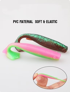 เหยื่อปลอมแบบหางใบพัด 10 ชิ้น/ถุง น้ำหนัก 3 กรัม ผลิตจาก PVC สำหรับตก<span class=keywords><strong>ปลา</strong></span>ทะเลจากเรือ เหมาะสำหรับปลาบาส - Product Image 3