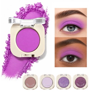 COOL STORY Fard à paupières violet pailleté, fini brillant, résistant aux bavures, longue tenue, certifié CPNP, 1,7 g, moyen, marque privée - Product Image 1