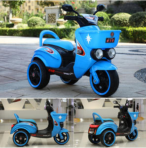 热销儿童电动汽车，带三轮和篮子音乐及儿童灯光功能 - Product Image 5