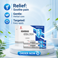 Crème à base de plantes pour les hémorroïdes du Professeur Ding, soulagement de la douleur, OEM ODM 20g*2, pommade pour les hémorroïdes, apaisement péri-anal